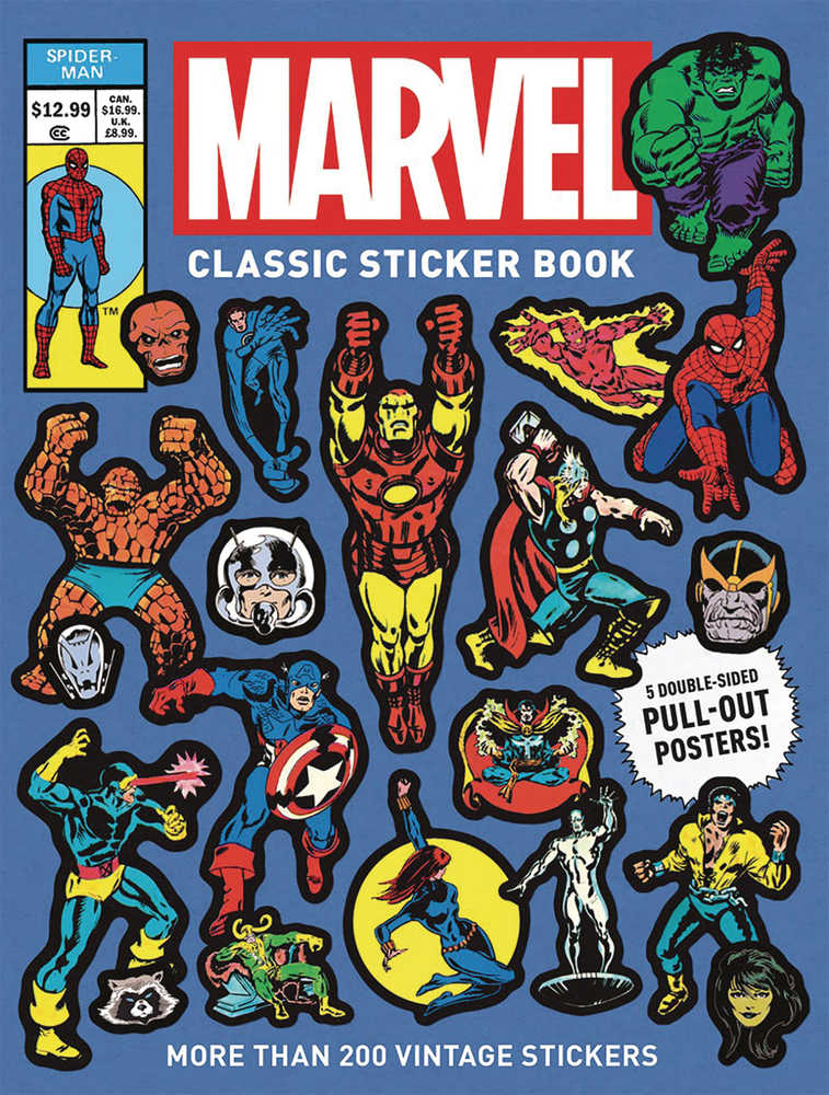 Marvel Classic Sticker Book New Printing