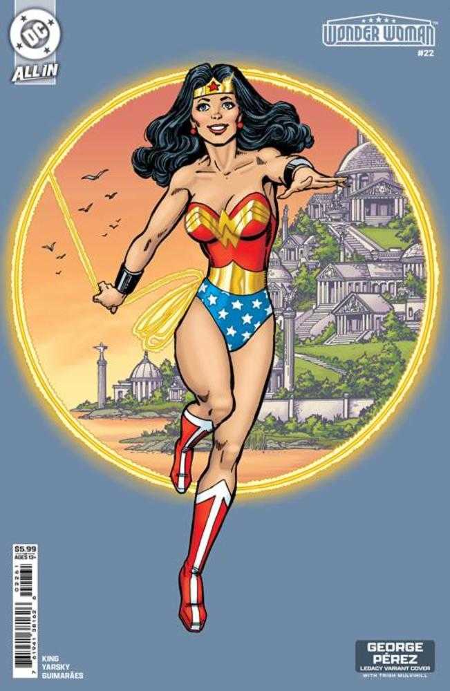 Wonder Woman #22 Cover E George Perez Legacy Card Stock Variant
