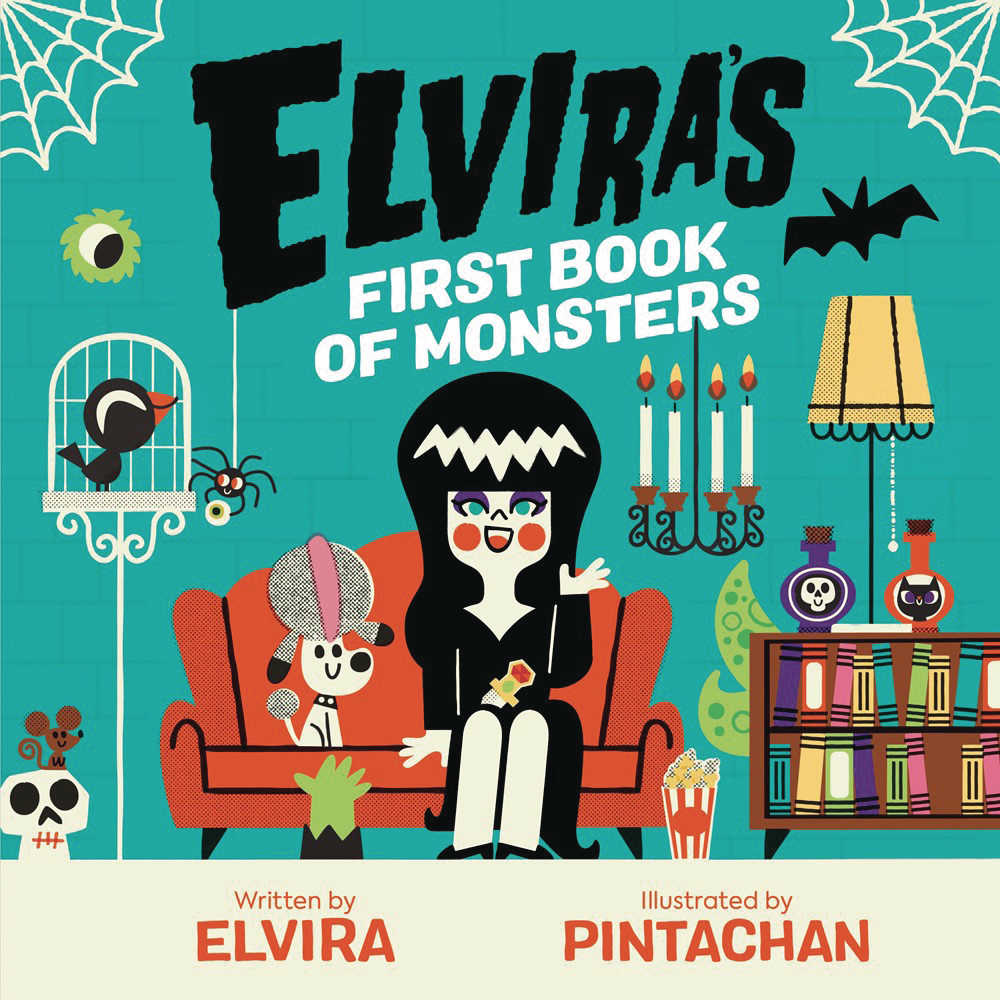 Elviras First Book Of Monsters Board Book