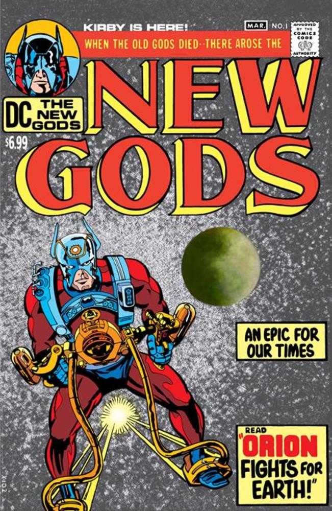 New Gods #1 Facsimile Edition Cover B Jack Kirby Foil Variant
