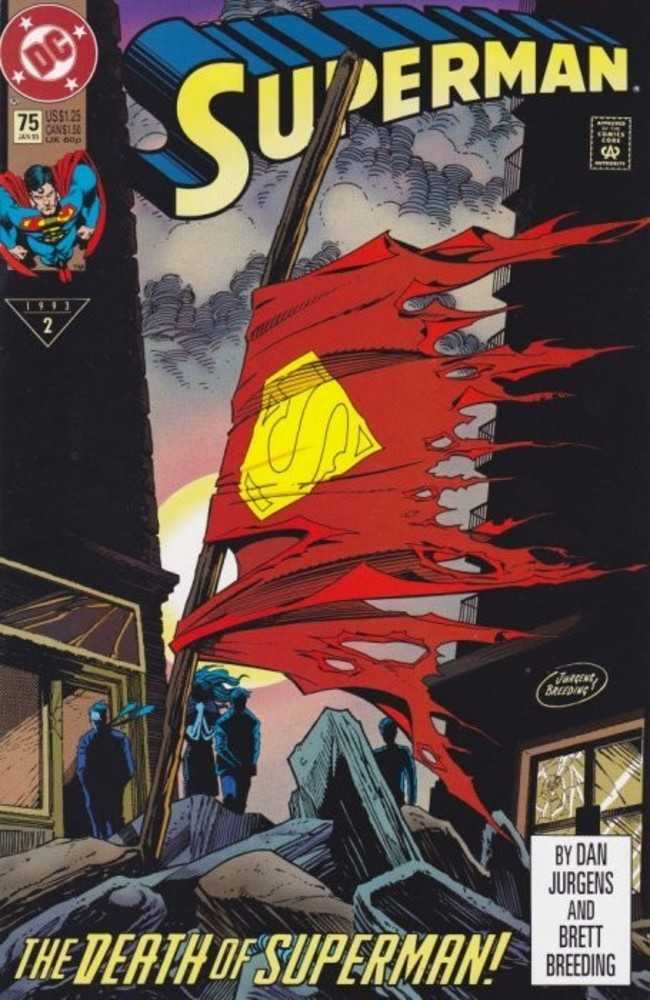 Superman #75 Facsimile Edition Cover B Dan Jurgens Foil Variant