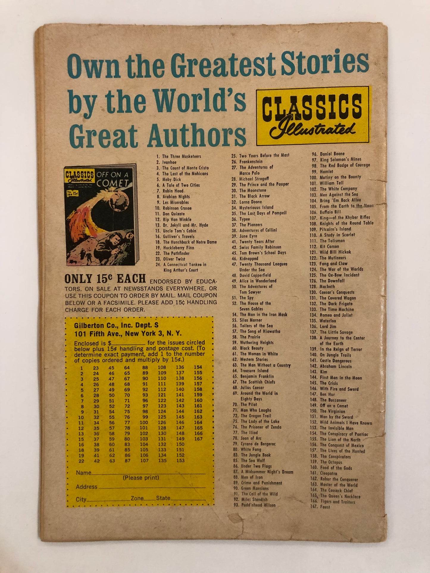 Classics Illustrated #72 The Oregon Trail