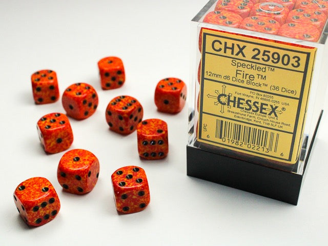 Chessex Dice - Speckled Fire