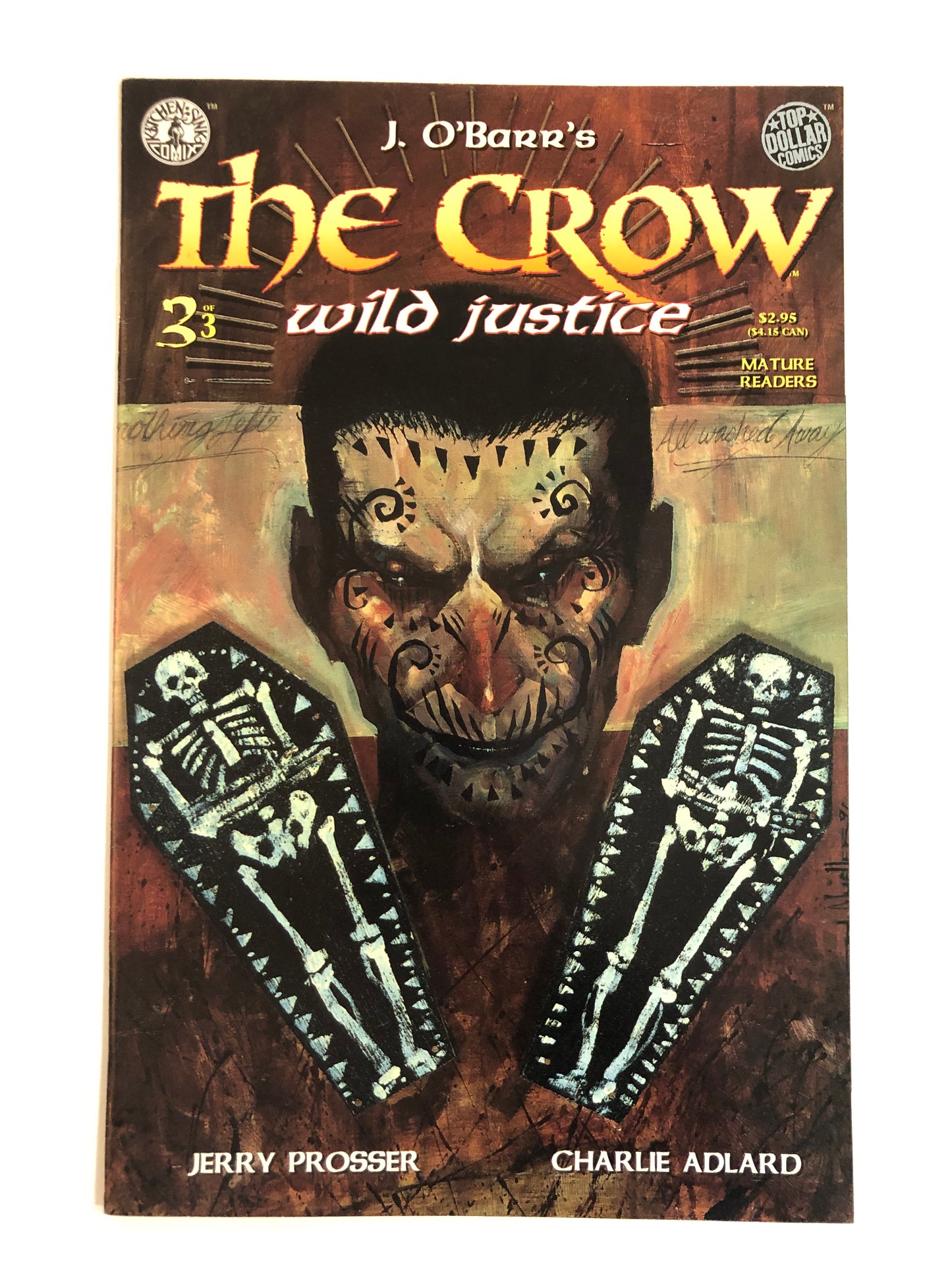 Crow Wild Justice Complete Set #1-3