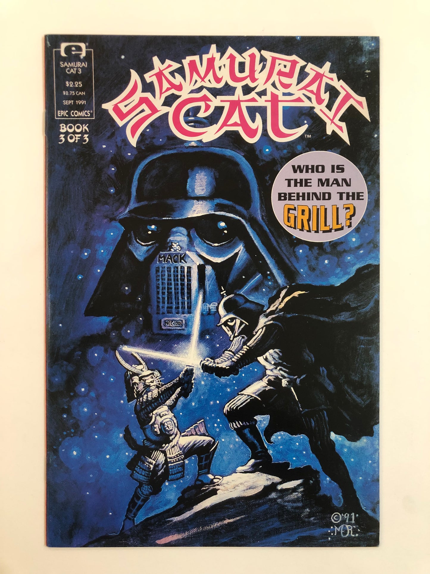 Samurai Cat (1991) Complete Set #1-3