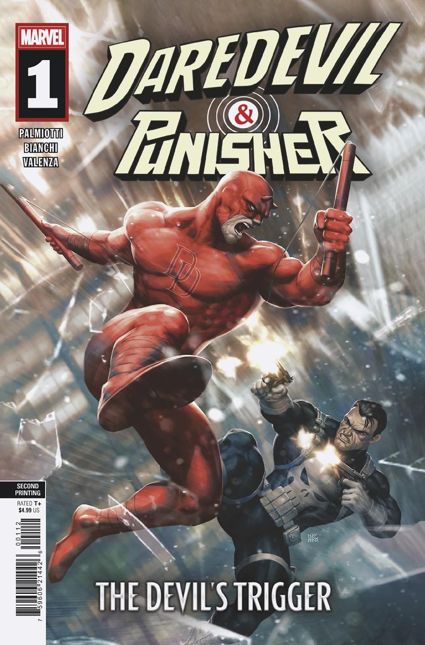 Daredevil/Punisher: The Devil's Trigger #1 Kendrick Lim 2nd Printing Variant