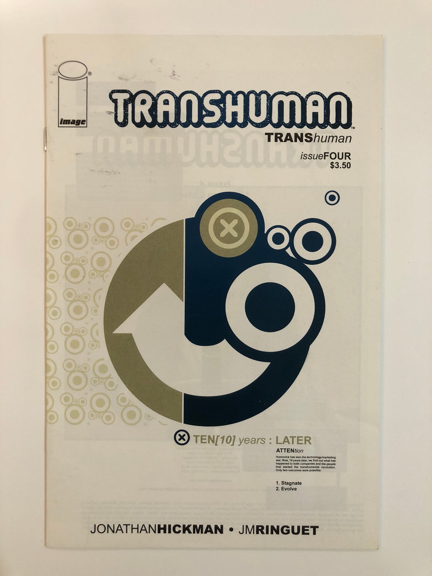 Transhuman (2008) Complete Set #1-4