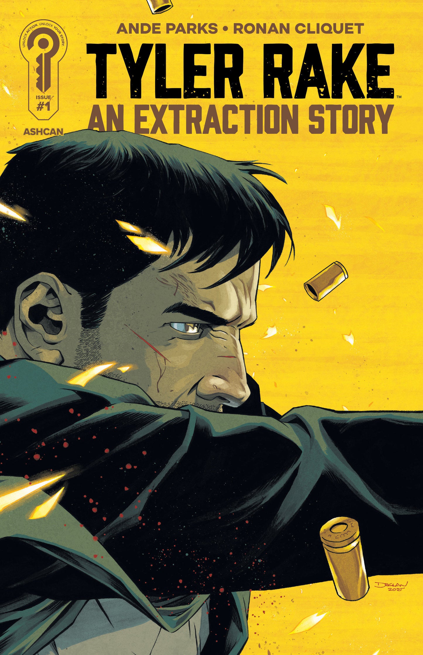 Ripcord #1 Tyler Rake: An Extraction Story Ashcan Ande Parks Signed