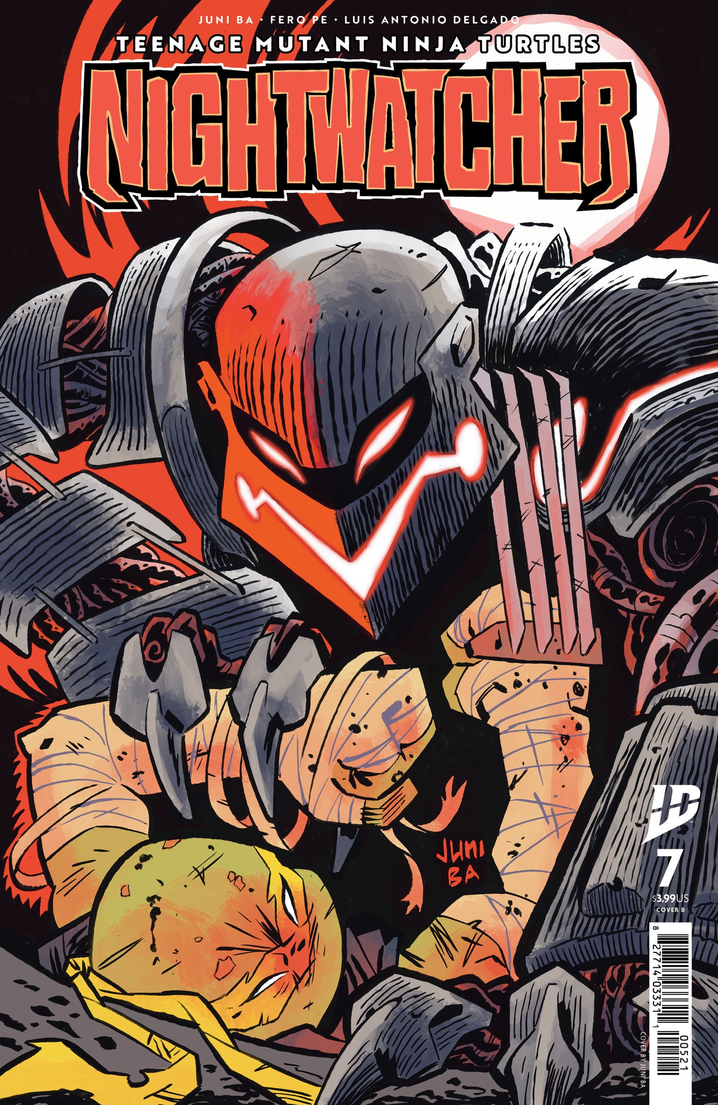 Teenage Mutant Ninja Turtles Nightwatcher #7 Cover B Ba