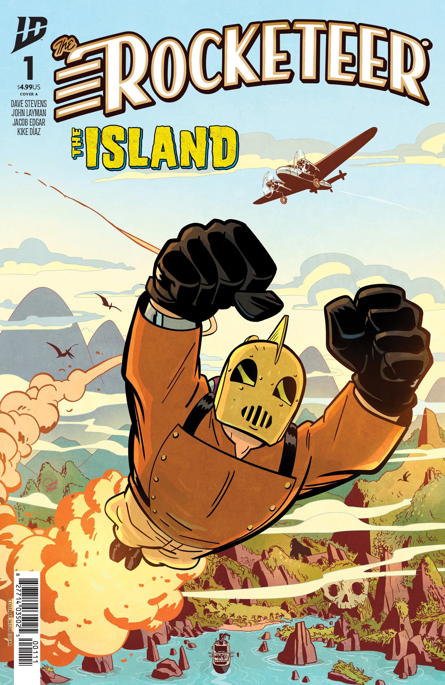 The Rocketeer: The Island #1 Cover A (Edgar, SIGNED)