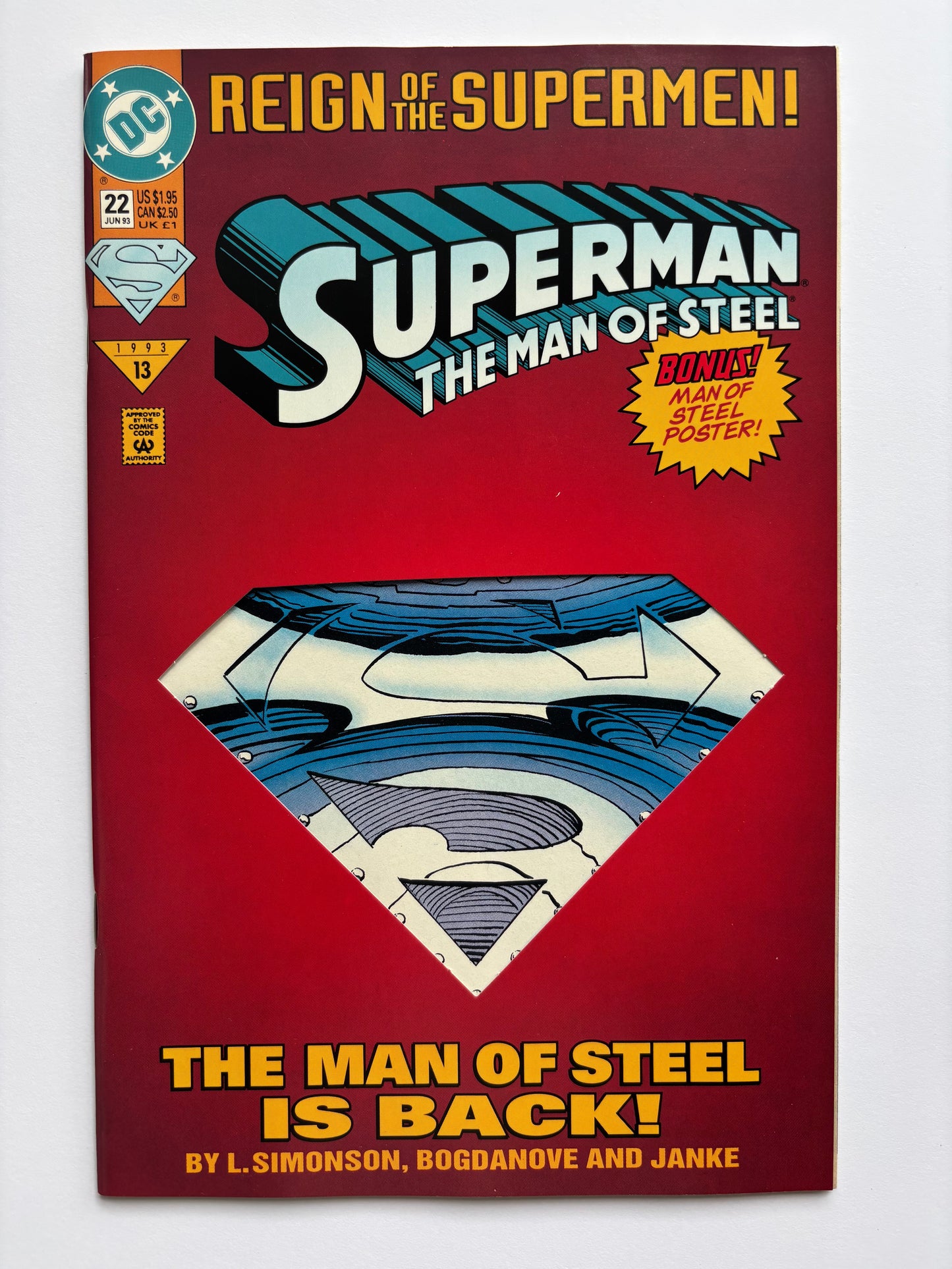 Superman Man of Steel (1991 Series) #22