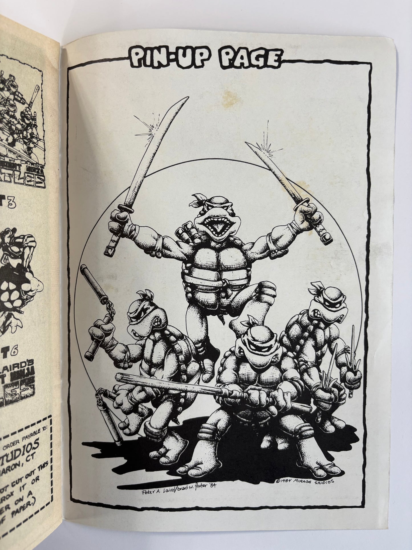 Teenage Mutant Ninja Turtles (1984 Series) #2 Second Printing