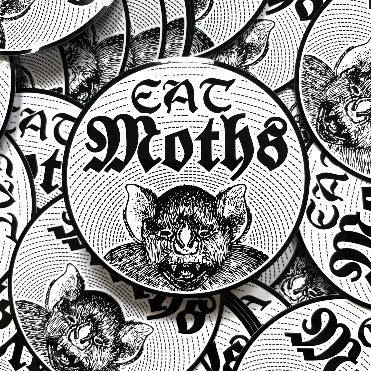"Eat Moths" Vinyl Sticker