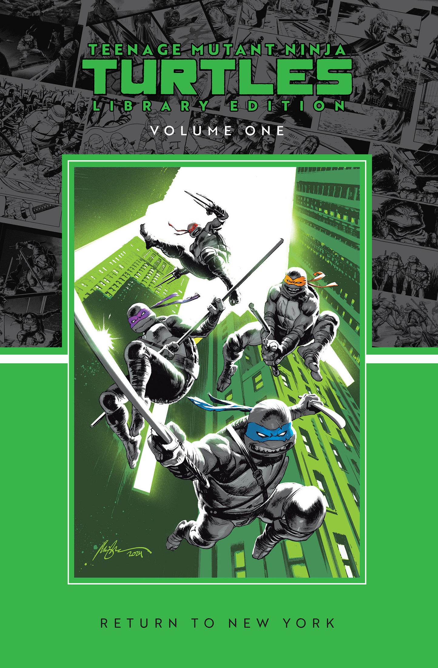 Teenage Mutant Ninja Turtles, Volume. 1: Return To New York Library Edition