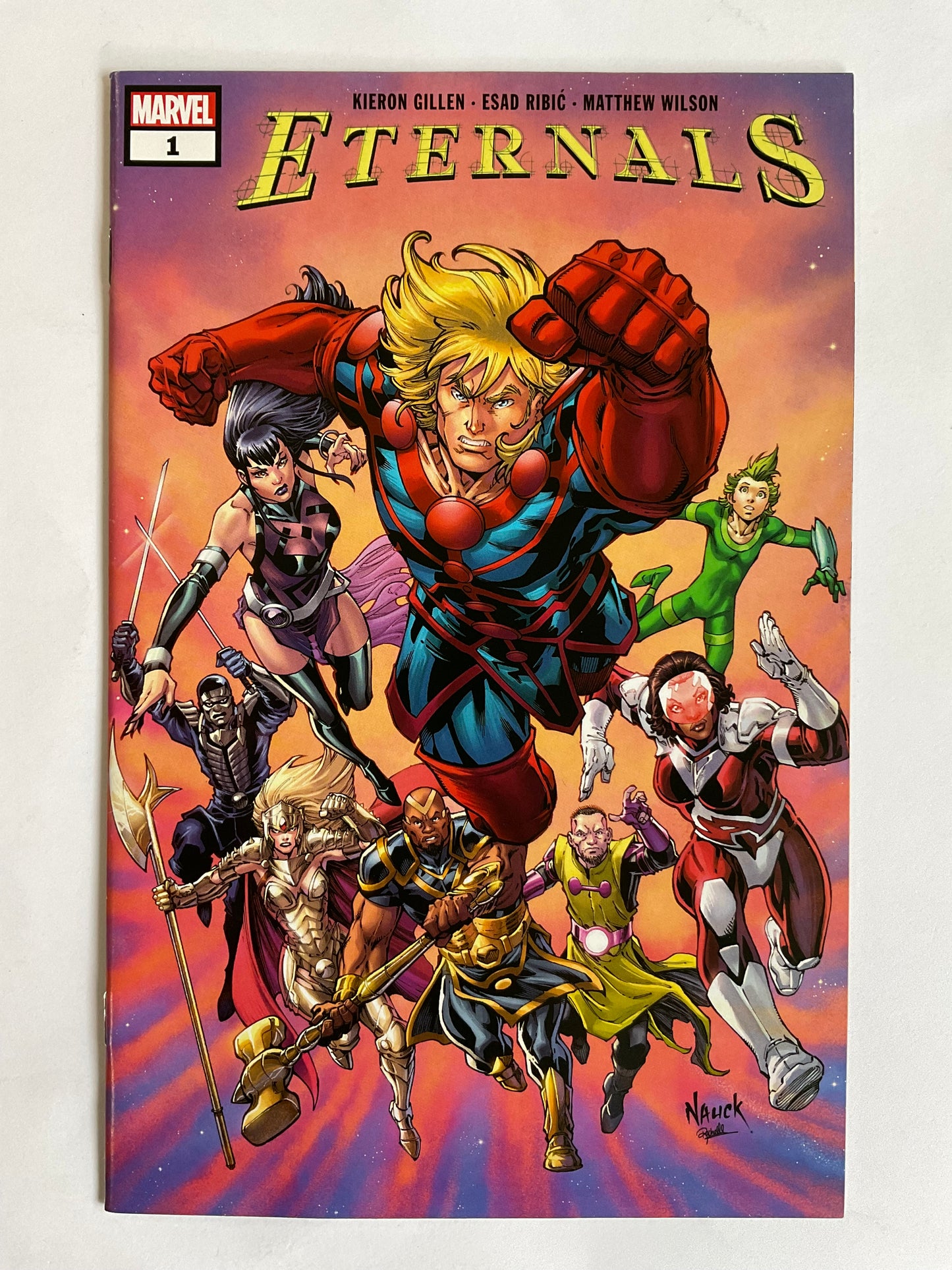 Eternals #1 Nauck Variant Cover