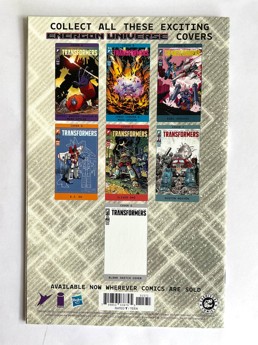 Transformers #15 Carnivore Comics Ryan G. Browne Virgin Variant