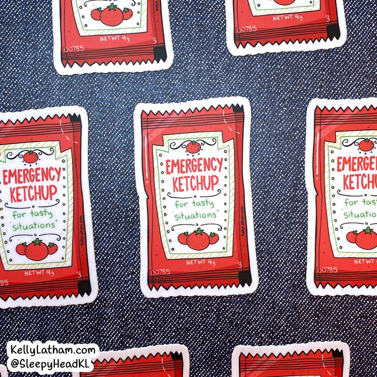 Emergency Ketchup Sticker