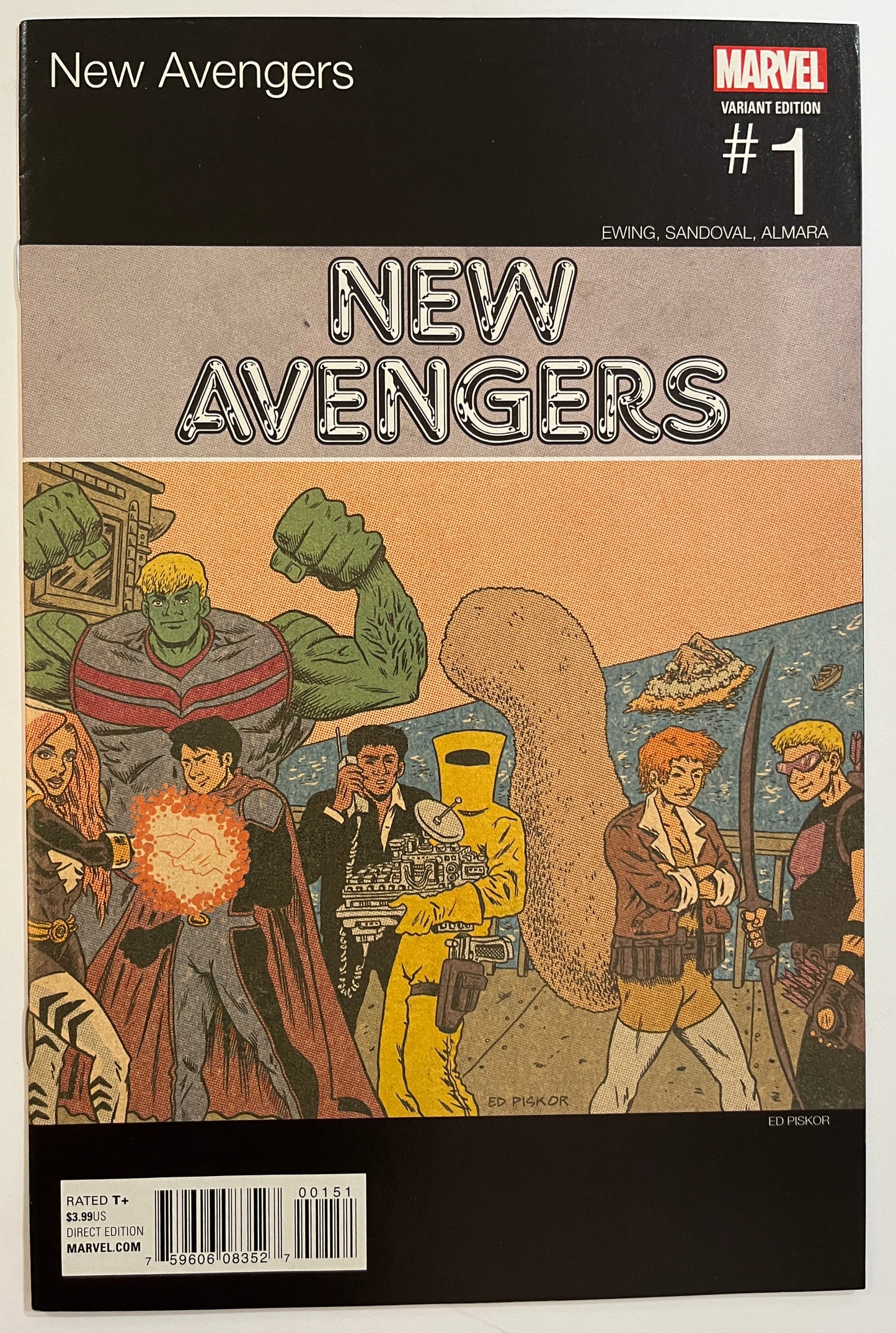 New Avengers #1 Ed Piskor Variant