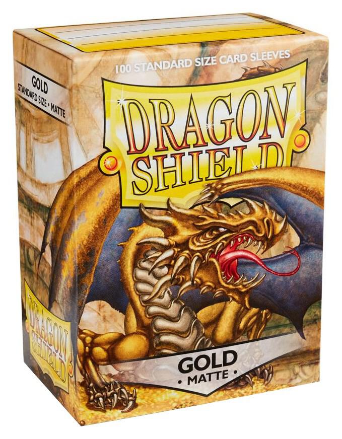 Dragon Shield Matte Card Sleeves - Gold