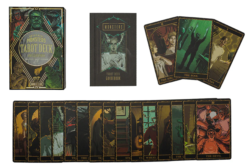 Universal Monsters Tarot Deck and Guildebook