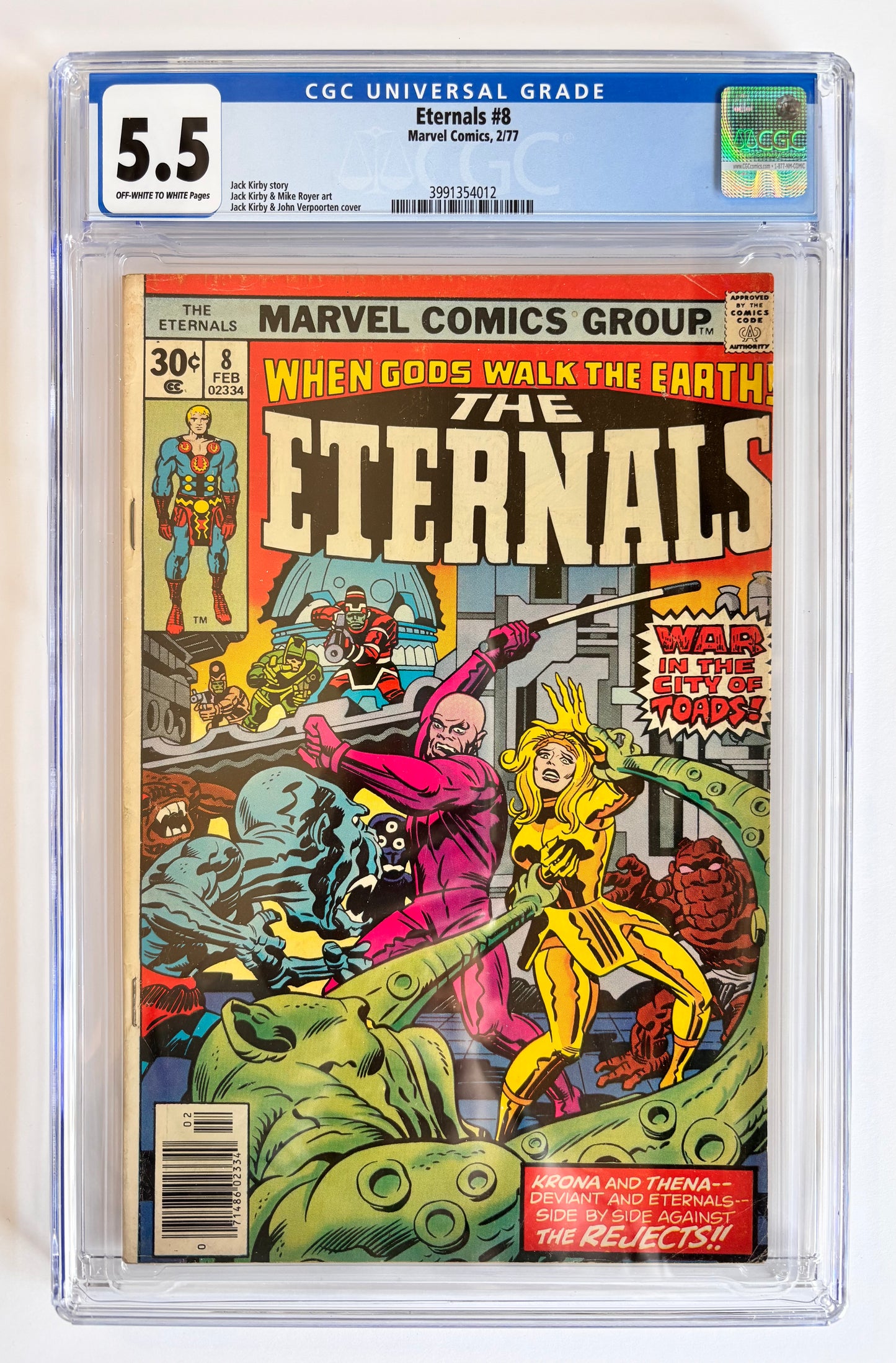 Eternals (1977) #8 CGC Graded 5.5