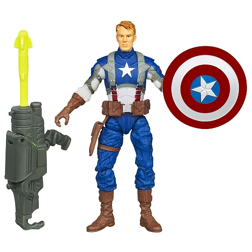 Marvel Avengers Concept Series: Rocket Grenade Captain America (Maskless) Action Figure