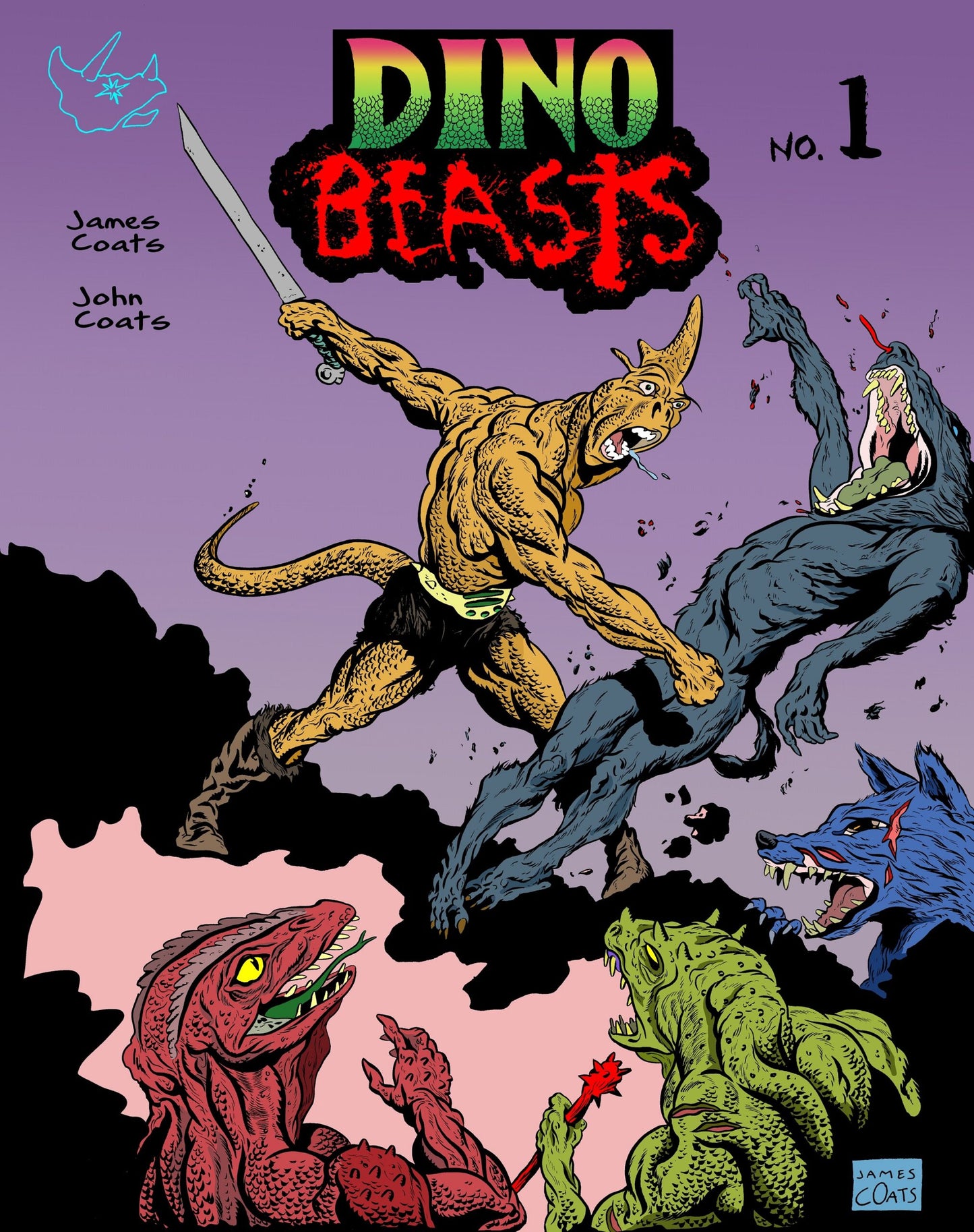 Dino Beasts 1 by James & John Coats