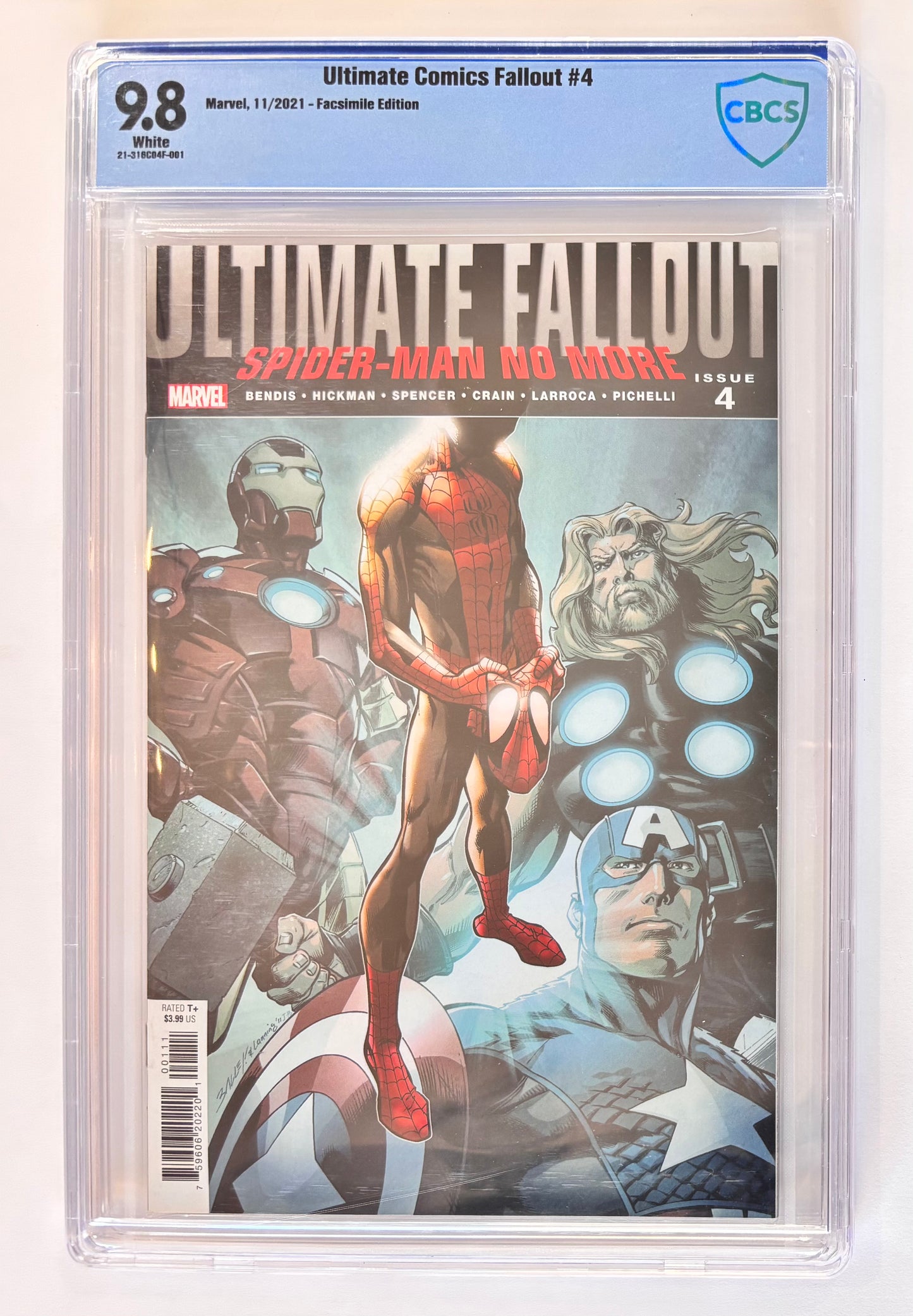 Ultimate Comics Fallout #4 Facsimile (2021) CBCS Graded 9.8