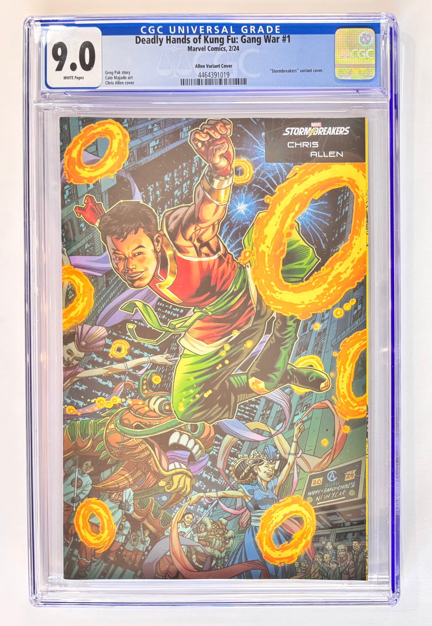 Deadly Hands of Kung Fu: Gang War #1 (2024) Chris Allen Variant CGC Graded 9.0