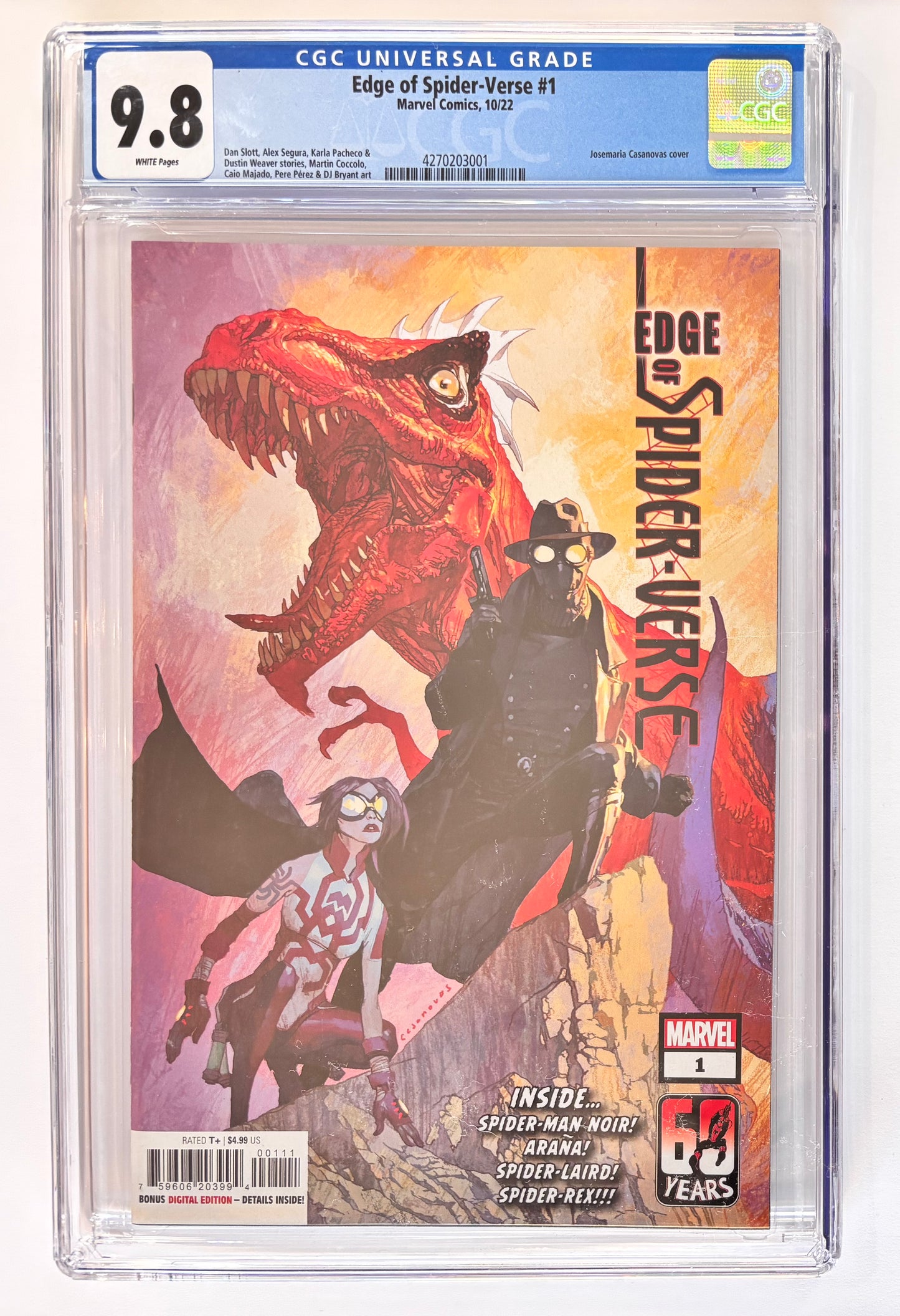 Edge of Spider-Verse #1 (2022) CGC Graded 9.8