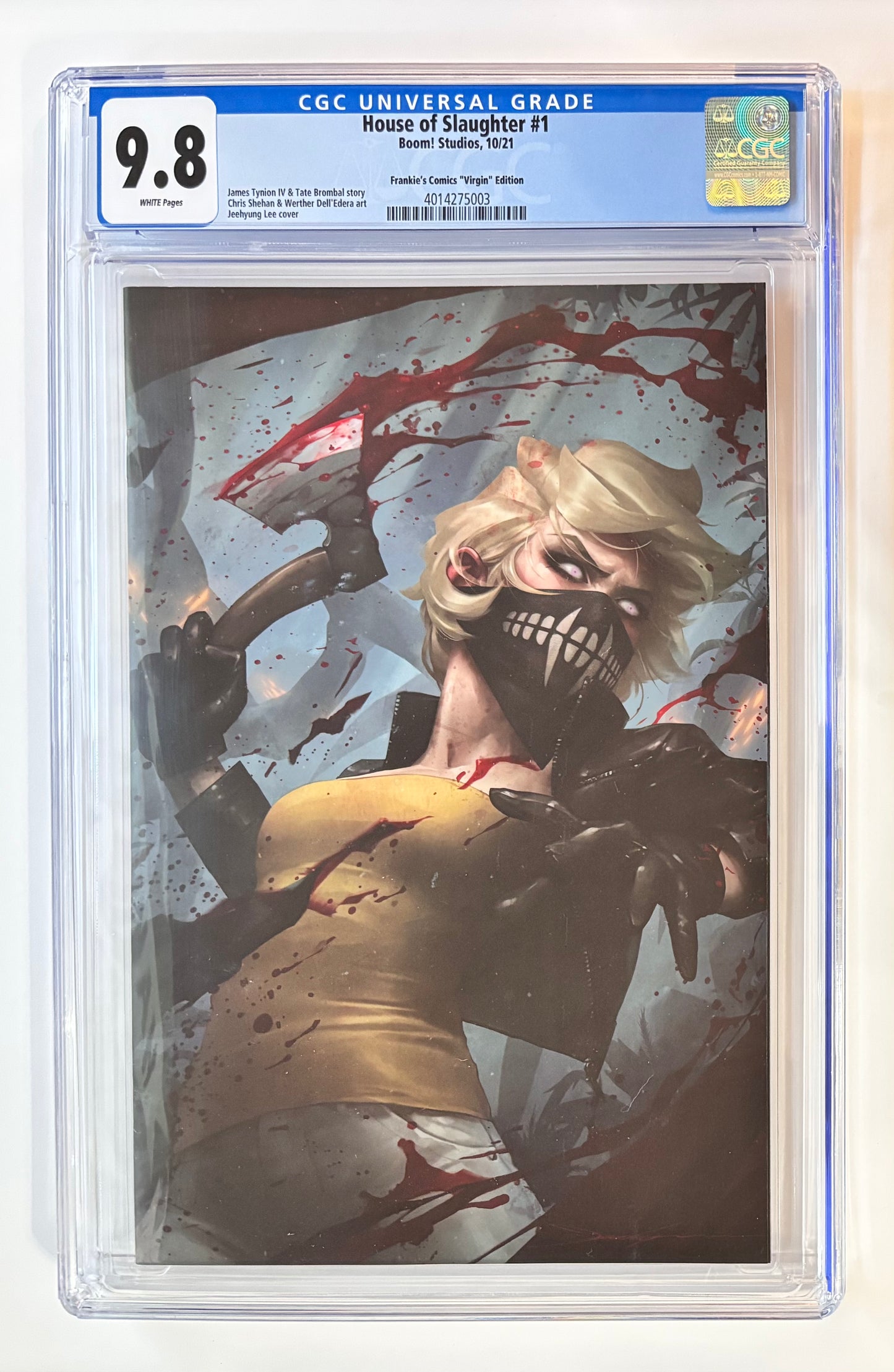 House of Slaughter #1 (2021) Frankie’s Comics Virgin Variant CGC Graded 9.8