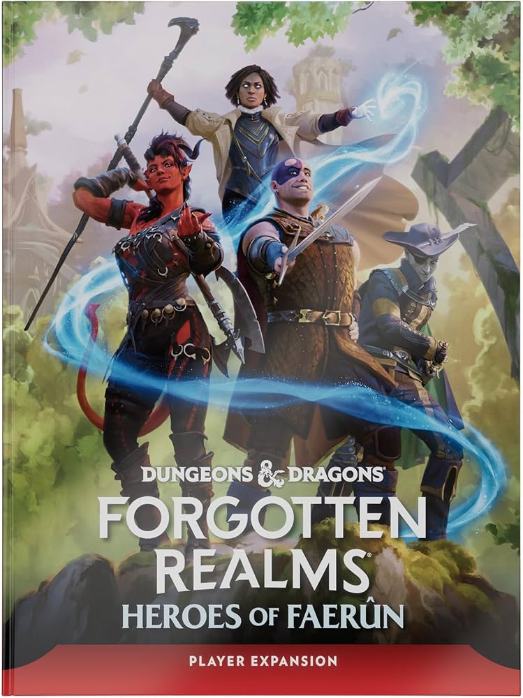 Dungeons & Dragons Forgotten Realms Heroes of Faerun Player Expansion Hardcover