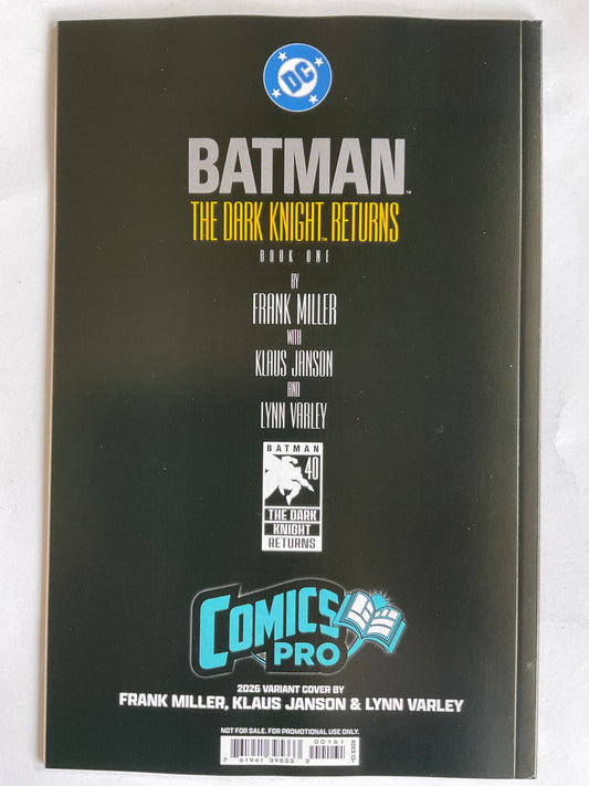 Batman Dark Knight Returns Book One Signed