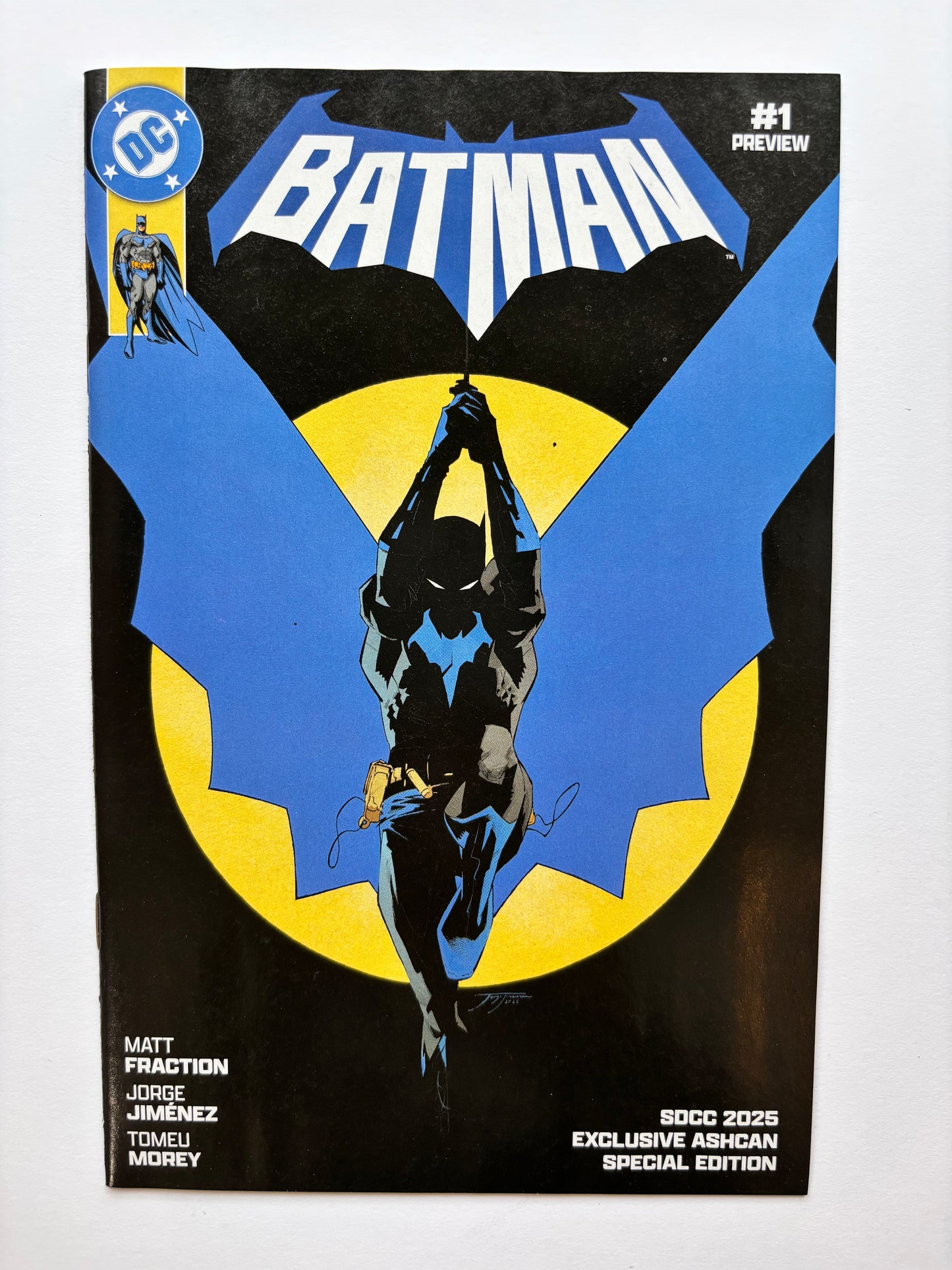 Batman #1 SDCC 2025 Exclusive Preview Ashcan