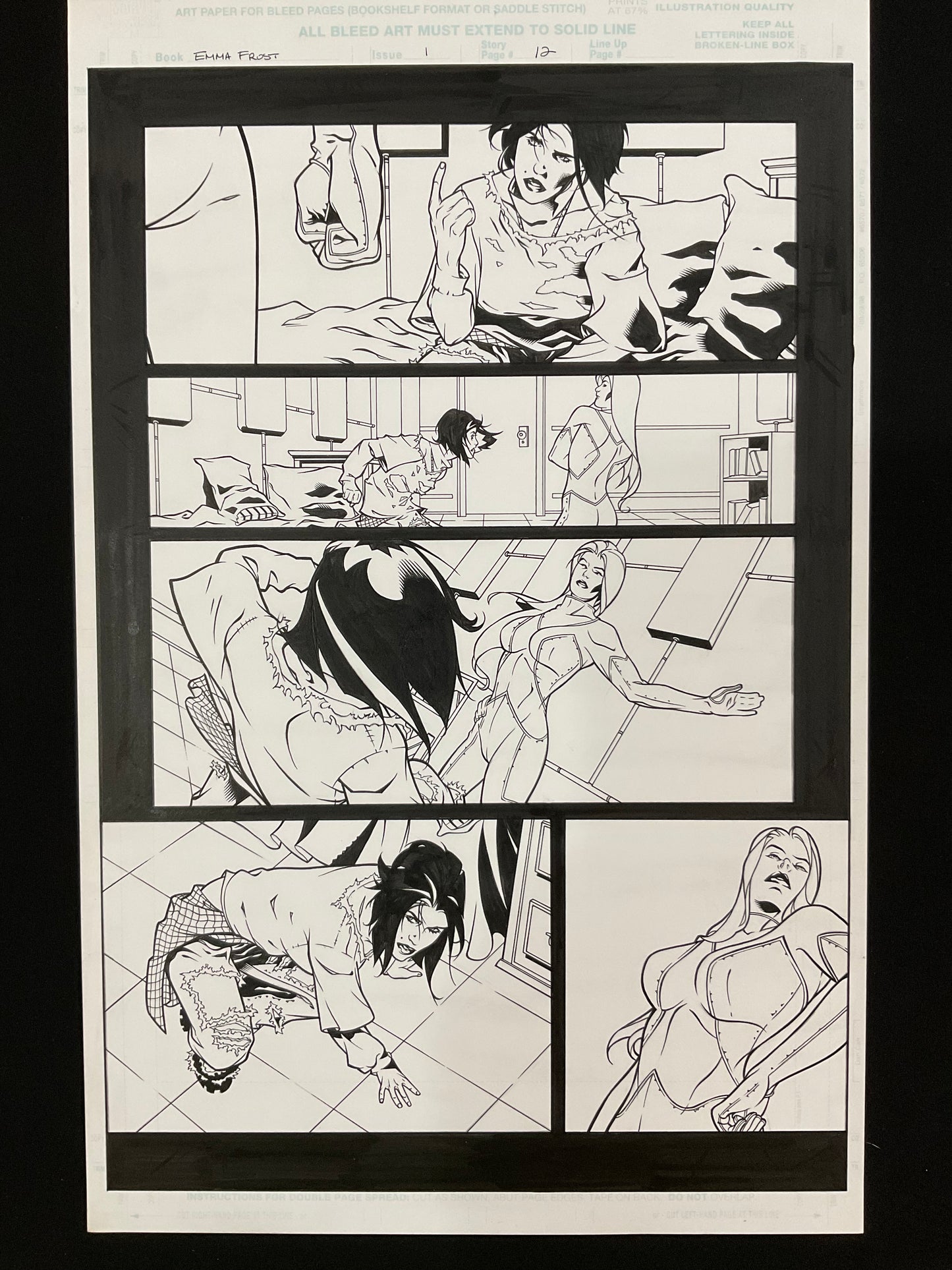 Emma Frost - Original Art Issue #1 Page 12