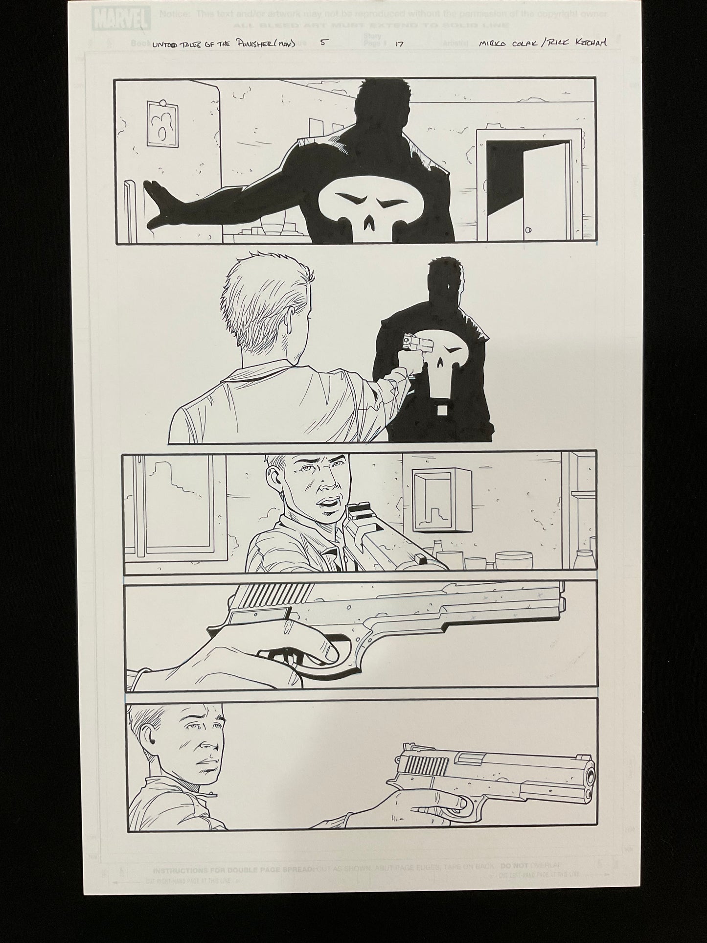 Untold Tales of the Punisher - Original Art Issue #5 Page 17