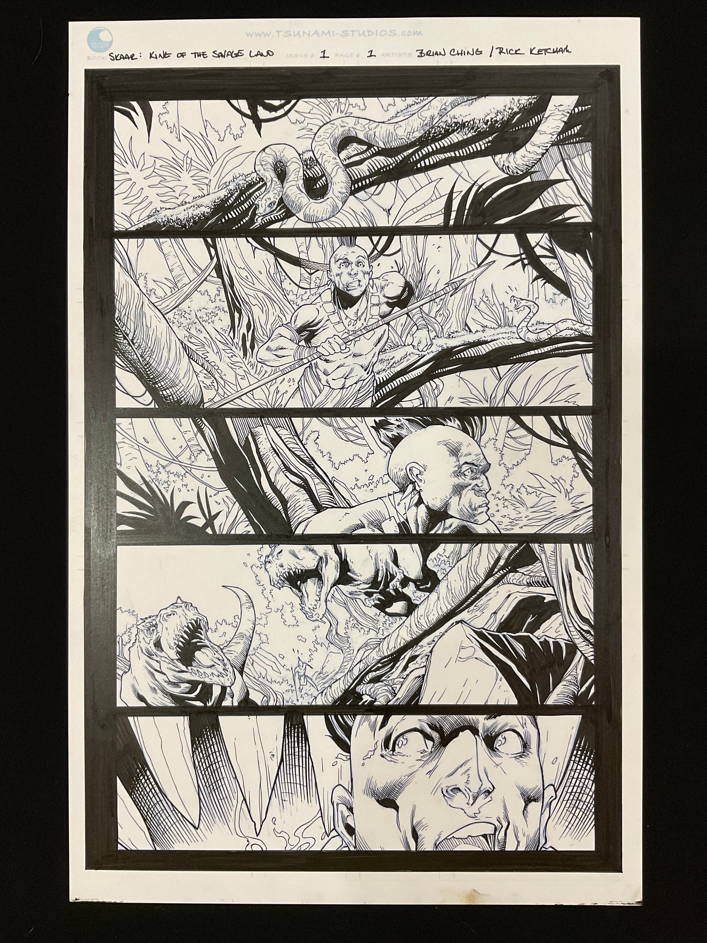 Skaar King of the Savage Land - Original Art Issue #1 Page #1
