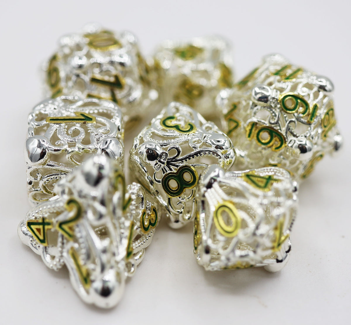 Mind Eater: Celestial Hollow Metal RPG Dice Set