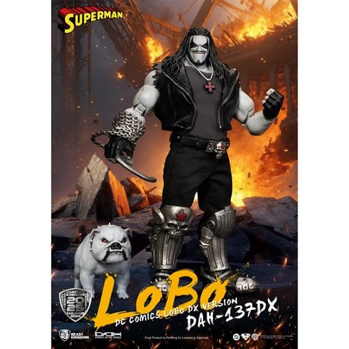 Sdcc 2025 Dah 137 Dx DC Comic Lobo Dx Version Previews Exclusive Action Figure