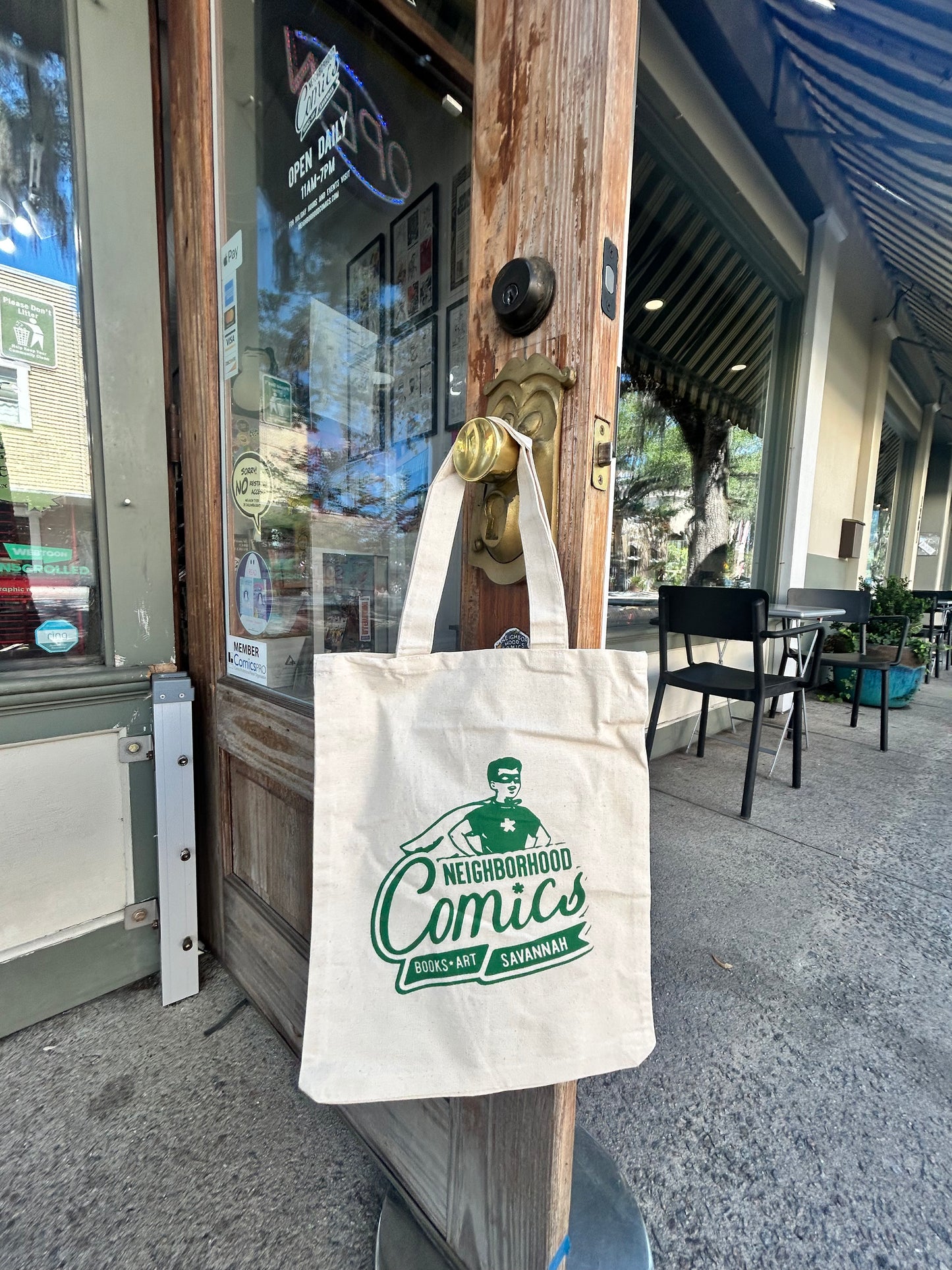 Neighborhood Comics Tote Bag