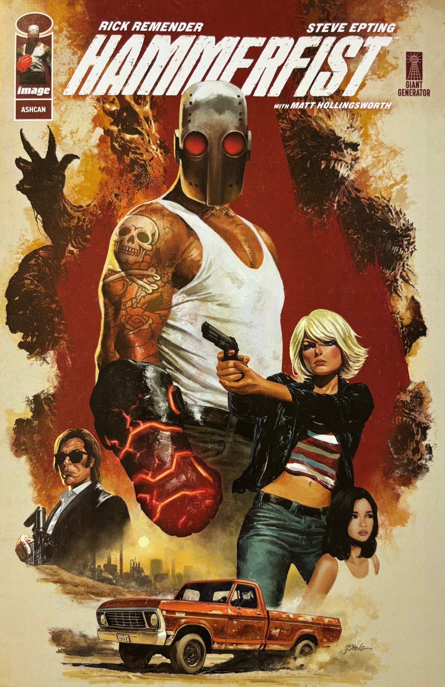 Hammerfist Exclusive Retailer Ashcan