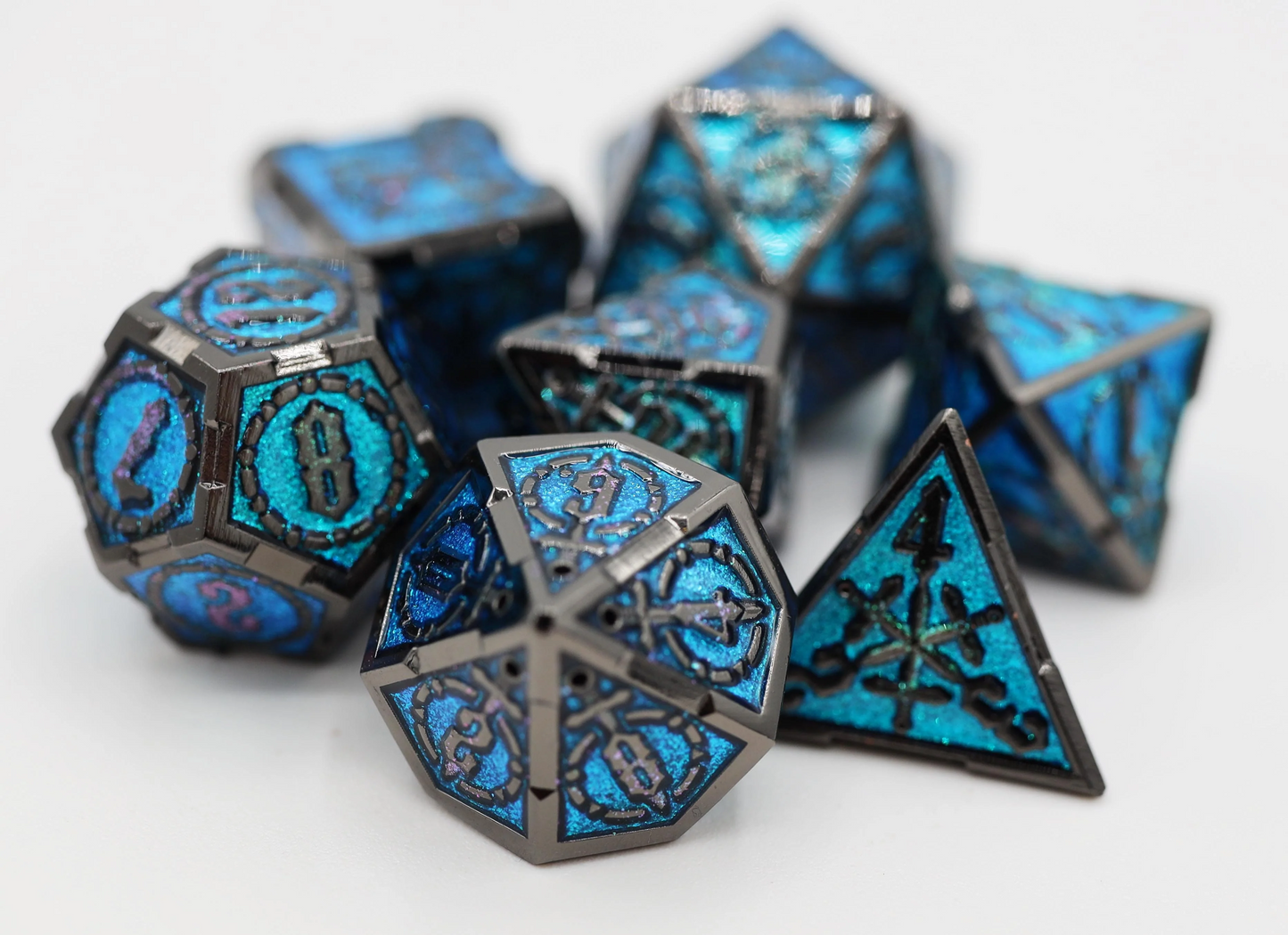 Crossed Swords Sword of the Deep Metal Dice Set
