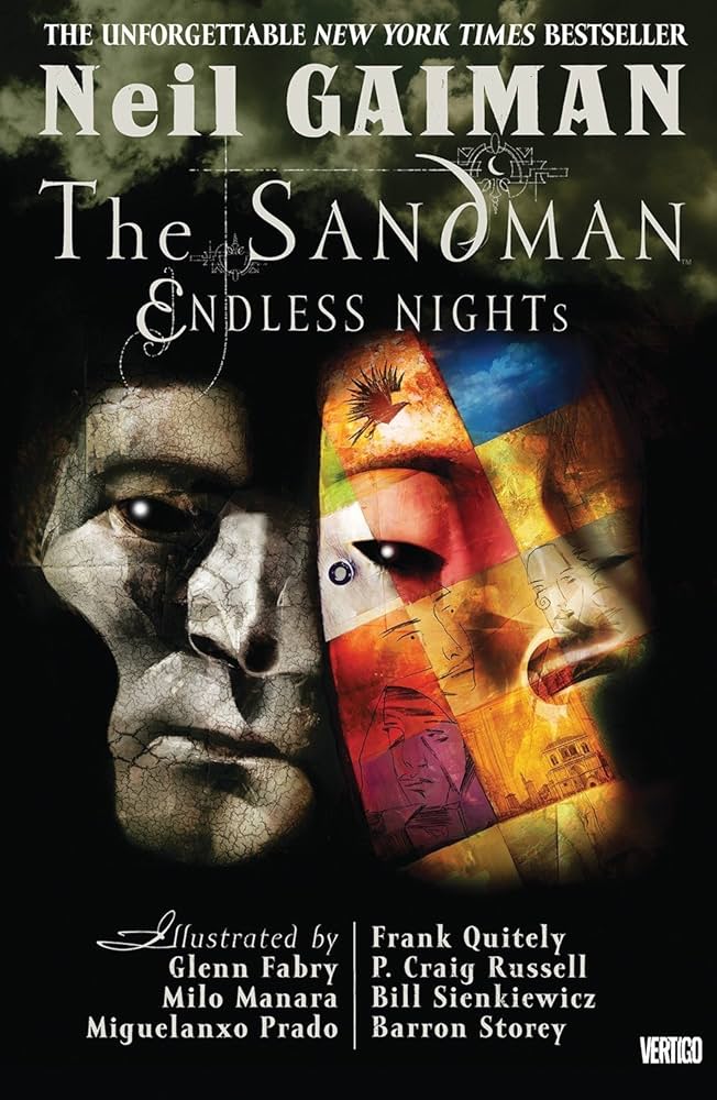 Sandman Endless Nights Gold Foil Hard Cover