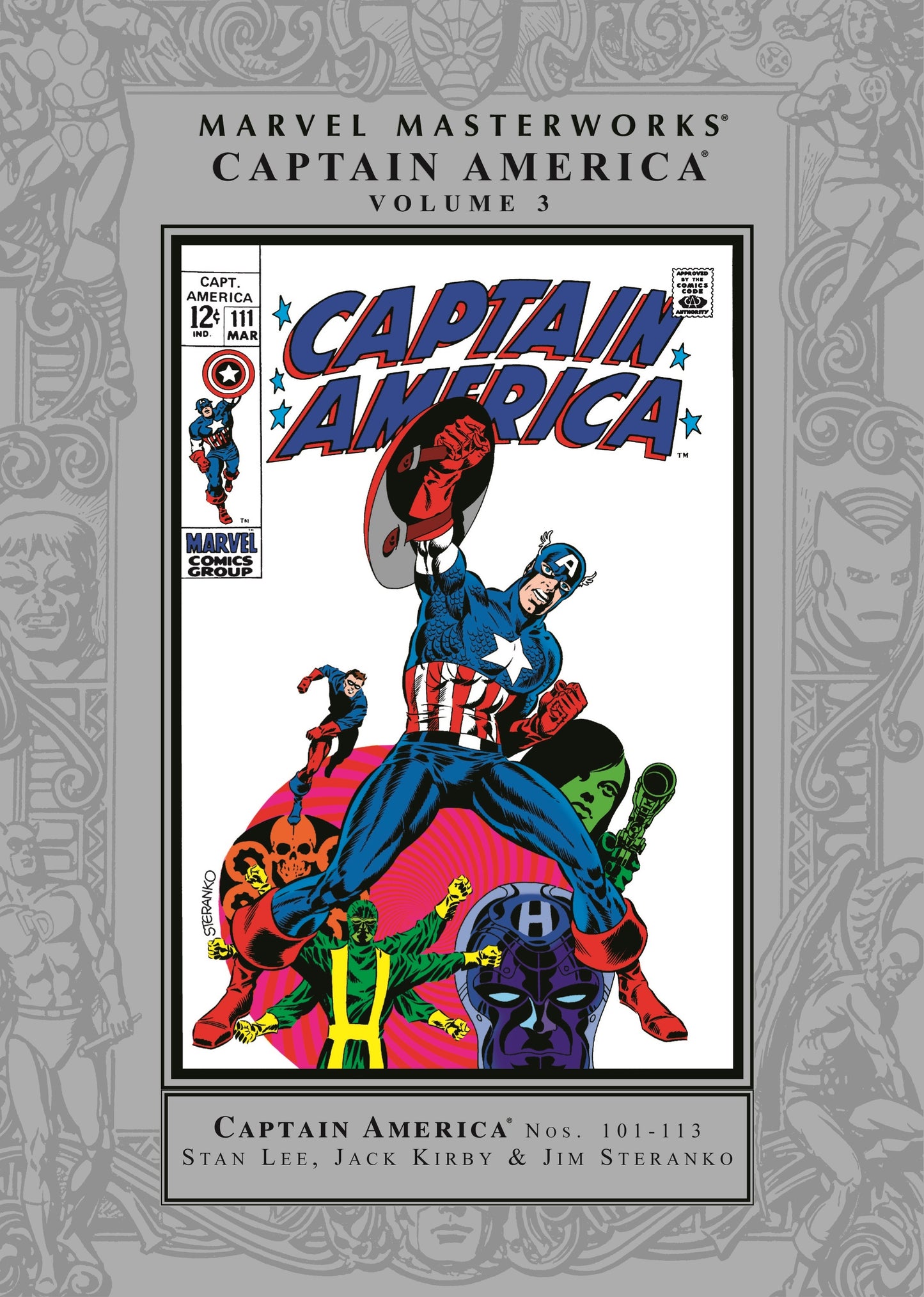 Marvel Masterworks Captain America Hardcover Volume 03 New Edition (May062018)