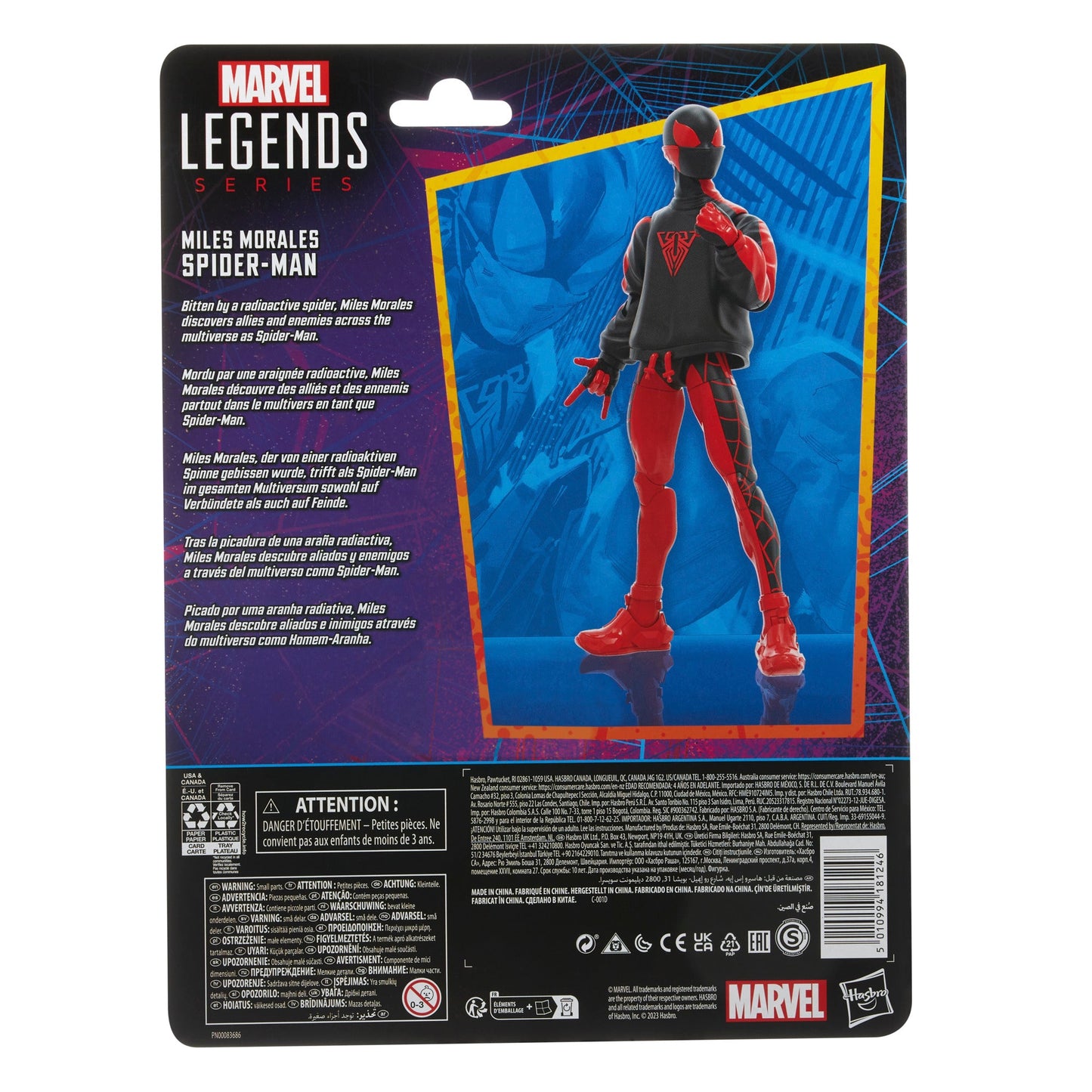 Hasbro Marvel Legends Series Miles Morales Spider-Man