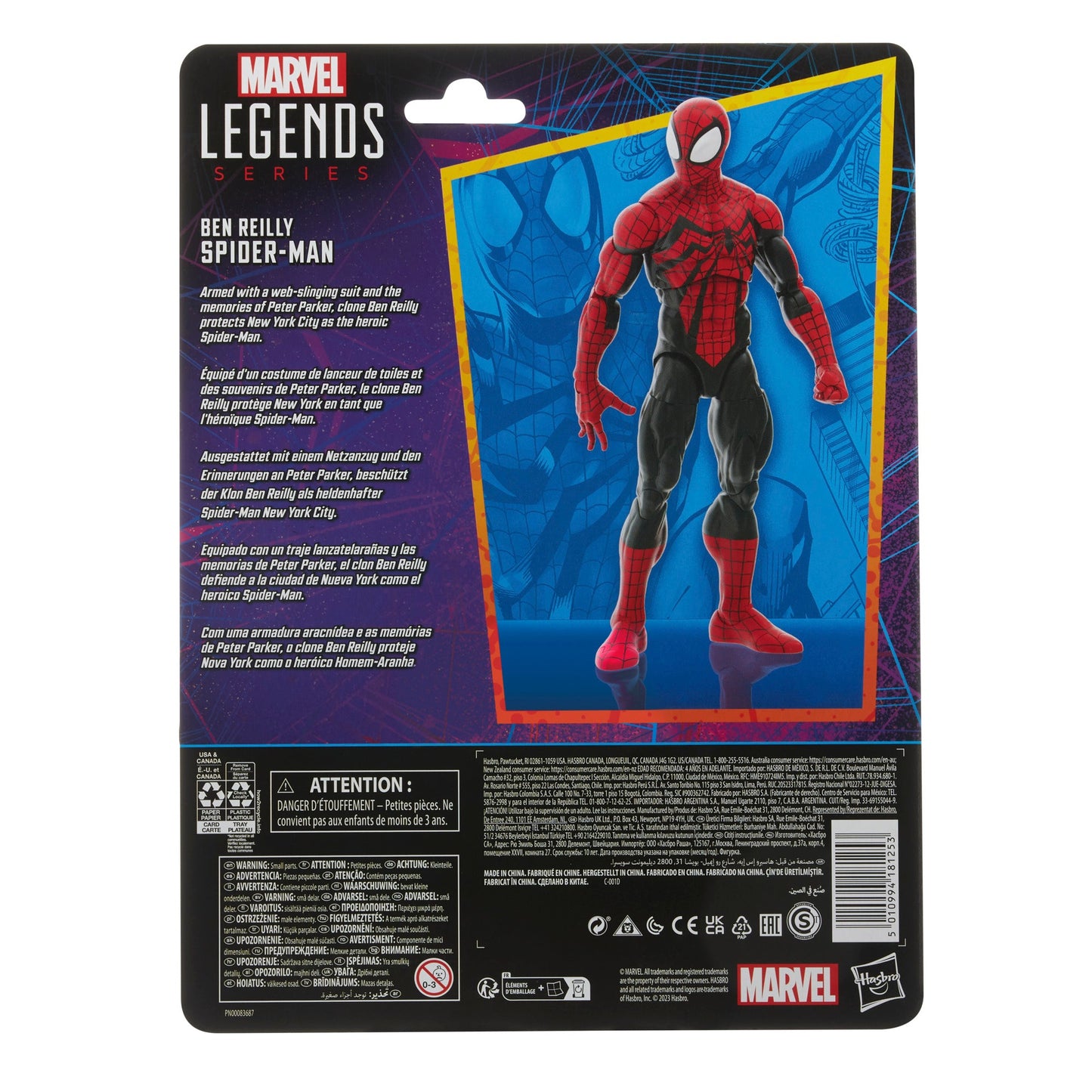Hasbro Marvel Legends Series Ben Reilly Spider-Man