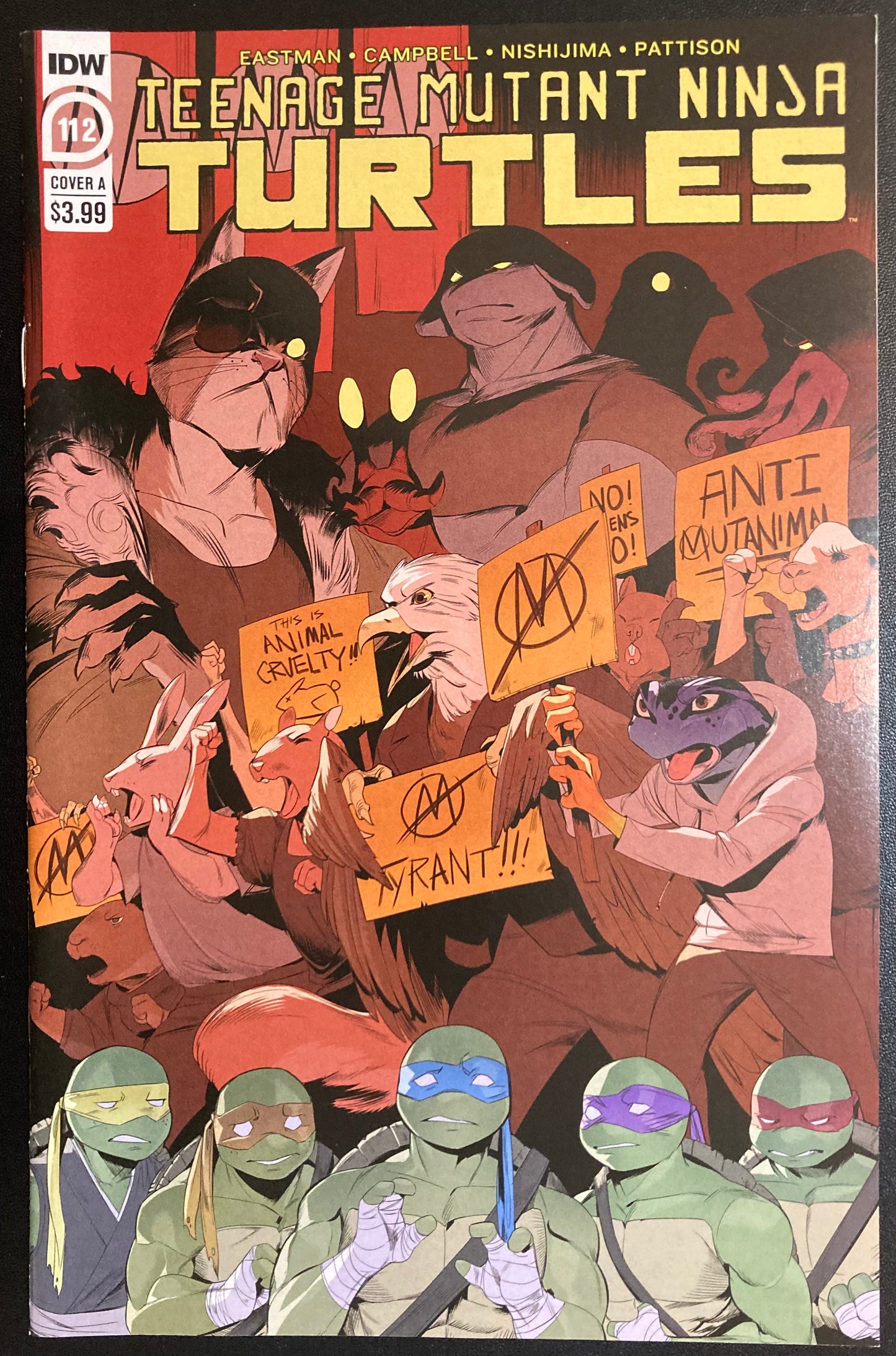 Teenage Mutant Ninja Turtles Ongoing #112 Cover A Jodi Nishijima