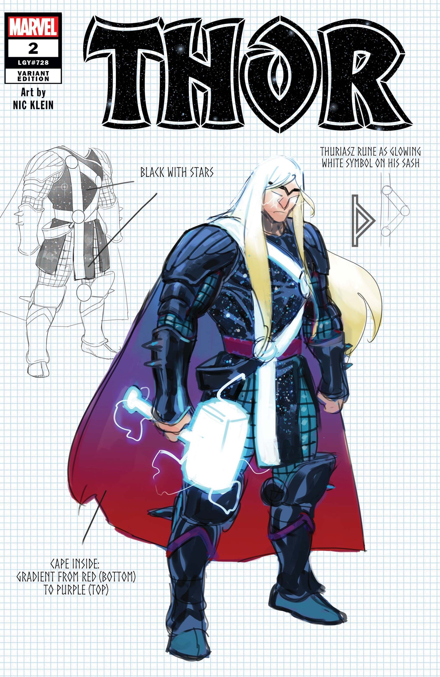 Thor #2 Nic Klein Design Variant