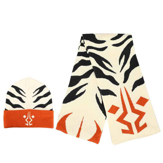 STAR WARS AHSOKA TANO BEANIE & SCARF COMBO