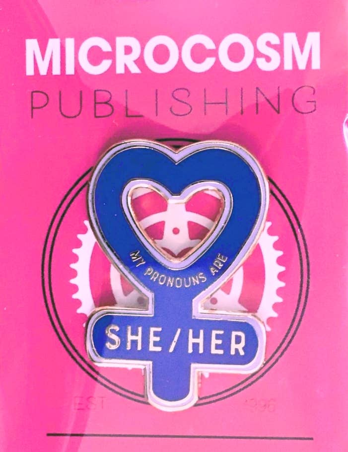 My Pronouns are She/Her Enamel Pin
